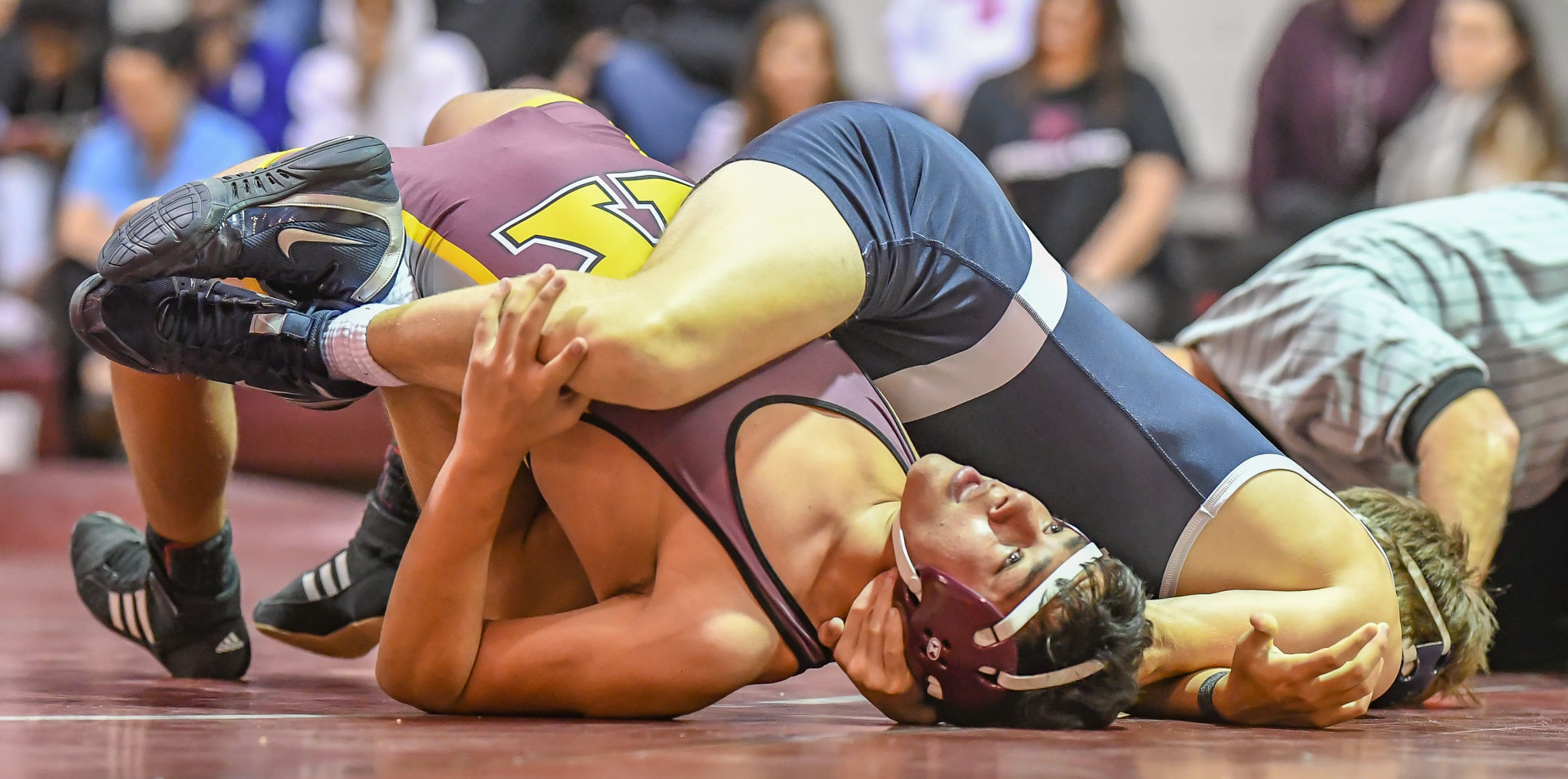Wednesday night high school wrestling action